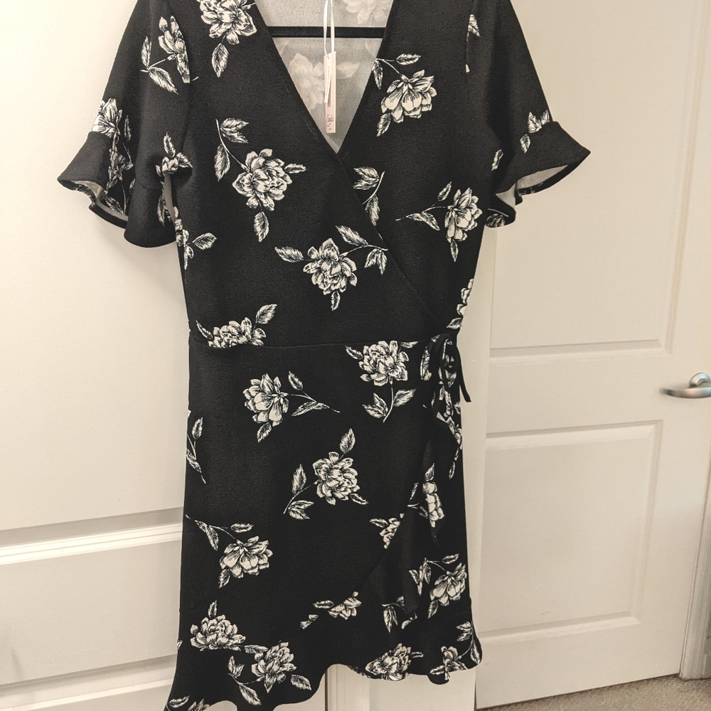 NWT Candies - Floral Wrap Dress